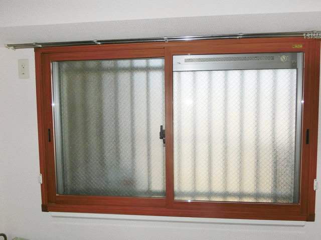 窓の結露対策、騒音対策　リクシル内窓インプラス　施工事例　名古屋市守山区
